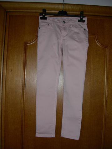 Zalmkleurige lange broek, Bel & Bo, maat 134 (prima staat)