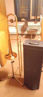 Schuiftrombone, Musique & Instruments, Instruments à vent | Trombones, Comme neuf, Avec valise, Enlèvement, Ténor