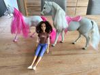Barbie met paard, Gebruikt, Ophalen of Verzenden