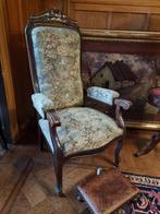 Ancien fauteuil magnifique tapisserie excellent état, Antiquités & Art, Enlèvement