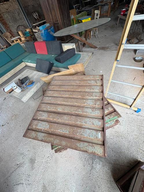 Lot Ijzeren paletten, Tuin en Terras, Palen, Balken en Planken, Ophalen