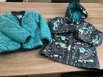 Jas met binnenjas maat 110 donkerblauwe regenjas maat 104, Enlèvement, Comme neuf, Manteau