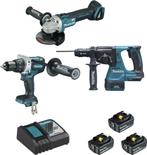 Perceuse + meuleuse + perforateur / lot de 3 - MAKITA, Bricolage & Construction, Comme neuf, Enlèvement