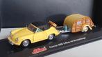 1/43 Porsche 356 Spider met caravan, Hobby en Vrije tijd, Modelauto's | 1:43, Ophalen of Verzenden, Schuco