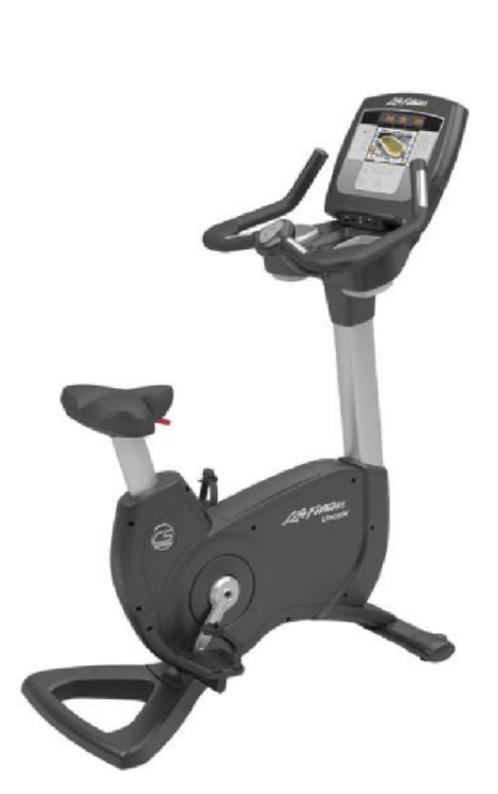 Life Fitness 95C upright bike | Hometrainer | Fiets |, Sport en Fitness, Fitnessmaterialen, Zo goed als nieuw, Armen, Benen, Borst