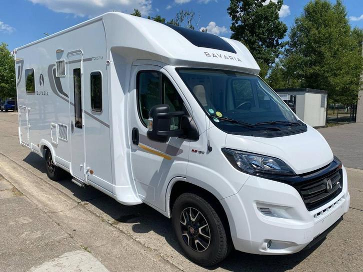 Bavaria T720 Style Automaat, Caravans en Kamperen, Mobilhomes, Bedrijf, Half-integraal, Bavaria, Fiat, Diesel, Automaat, Ringverwarming