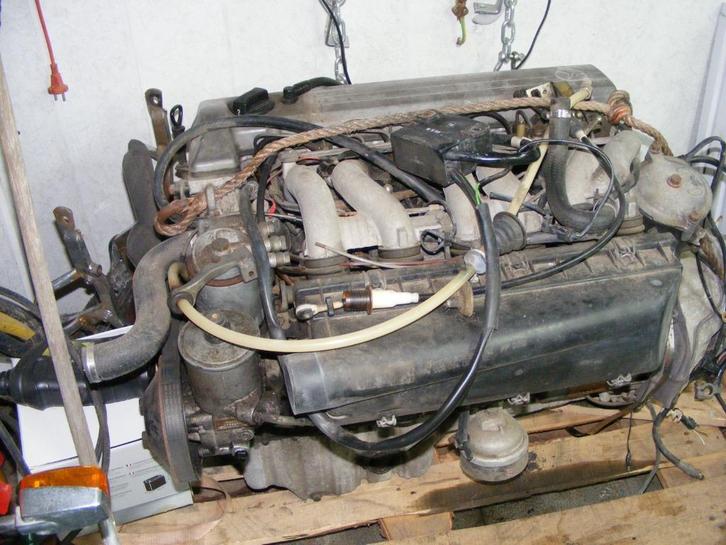 mercedes motor en versnellingsbak, Auto-onderdelen, Motor en Toebehoren, Mercedes-Benz, Oldtimer onderdelen, Gebruikt, Ophalen