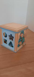 Educatieve houten activiteitenkubus in perfecte staat, Ophalen