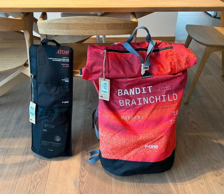 F-One Bandit Brainchild 2026 kitepack 10 m² & ATOM Bar -NEW, Watersport en Boten, Kitesurfen, Nieuw, Kite, 10 m², Ophalen