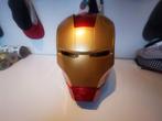 Iron man helm met glazen hoofd en ledstrip, Collections, Cinéma & Télévision, Comme neuf, Enlèvement ou Envoi