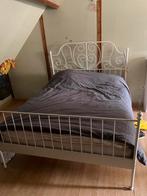 Bed - 160x200, Huis en Inrichting, Slaapkamer | Bedden, Ophalen, Gebruikt, Wit, Tweepersoons
