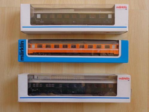 Marklin ho OBB Lot de 3 Voitures 43247, 4149 e 43217., Hobby & Loisirs créatifs, Trains miniatures | HO, Neuf, Wagon, Märklin