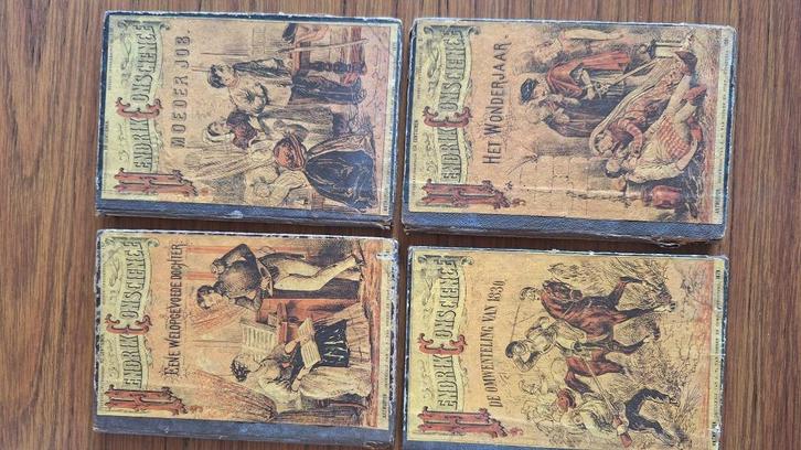Antieke boeken uit 1879 en 1881 van Hendrik Conscience, Antiek en Kunst, Antiek | Boeken en Manuscripten, Ophalen of Verzenden