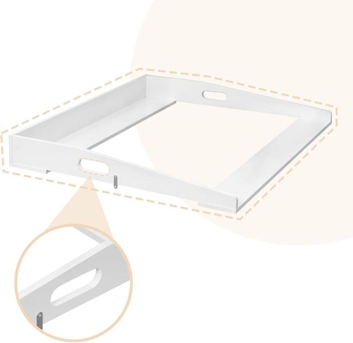 WOLTU luiertafel wit – nieuw in doos, Kinderen en Baby's, Kinderkamer | Commodes en Kasten, Nieuw, Commode, 90 tot 105 cm, 75 tot 100 cm