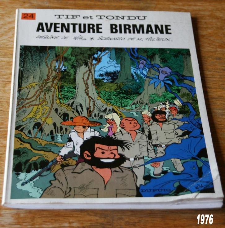 bd Tif et Tondu : Aventure Birmane n24, Boeken, Stripverhalen, Gelezen, Eén stripboek, Ophalen