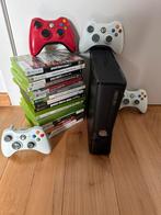 Xbox 360 met games en controllers, Ophalen of Verzenden, Zo goed als nieuw