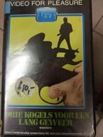 Drie Kogels Voor Een Lang Geweer, Cd's en Dvd's, VHS | Film, Actie en Avontuur, Gebruikt, Ophalen of Verzenden