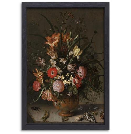 Bouquet de fleurs dans un vase, insectes et petites créature, Maison & Meubles, Accessoires pour la Maison | Peintures, Dessins & Photos