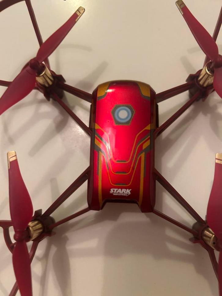 Tello Iron man drond, Hobby en Vrije tijd, Modelbouw | Radiografisch | Helikopters en Quadcopters, Zo goed als nieuw, Ophalen of Verzenden