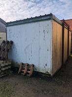 Conteneur, stockage, abri, Enlèvement