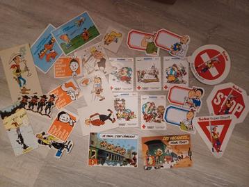 Lot van 27 stripstickers (deel 2) beschikbaar voor biedingen