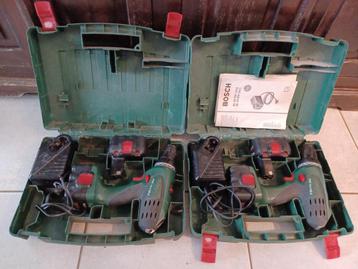 2 x Bosch 14.4 accu boormachine / vijsmachine beschikbaar voor biedingen