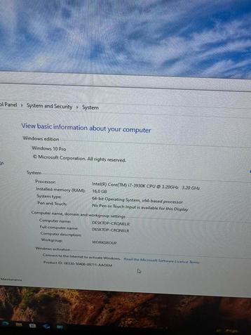 Tour gamer exhange contre pc portable ou autre beschikbaar voor biedingen