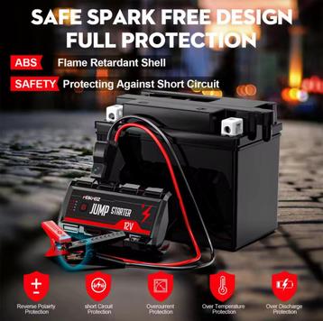 4000A Auto Starthulp – Powerbank + Zaklamp beschikbaar voor biedingen
