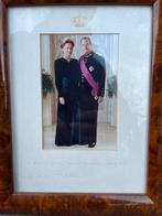 Gesigneerde foto handtekening België koningin Paola 1996, Verzamelen, Ophalen of Verzenden, Gebruikt