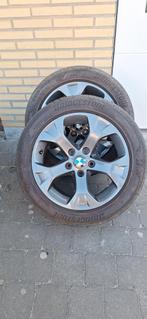 BMW X1 velgen met zomerbanden 4 stuks, Auto-onderdelen, Banden en Velgen, Ophalen, Gebruikt, Velg(en), 17 inch