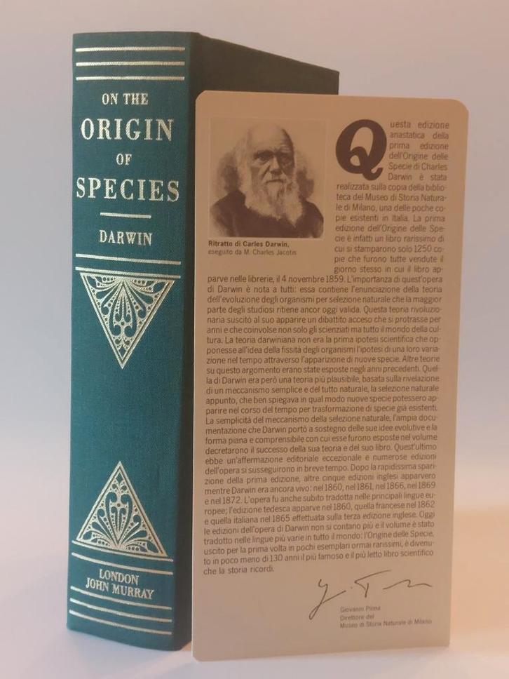 1859 Charles Darwin On the Origin of Species / Facsimile, Antiek en Kunst, Antiek | Boeken en Manuscripten, Ophalen of Verzenden