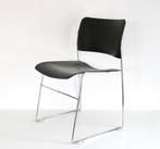 David Rowland 40/4 Black / Chrome Side Chair - Design stoel, Ophalen
