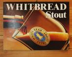 Vintage Reclamebord Whitbread Stout / Jaren 70, Panneau, Plaque ou Plaquette publicitaire, Comme neuf, Enlèvement ou Envoi