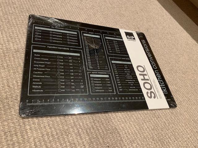 Nieuw! Salt & Pepper SOHO snijplank glas – 4030 cm,  design, Huis en Inrichting, Keuken | Servies, Nieuw, Glas, Ophalen of Verzenden