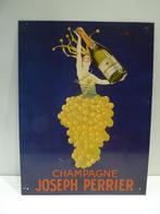 Reclamebord PERRIER Champagne PERRIER Wijn no emaille, Verzamelen, Ophalen of Verzenden, Reclamebord
