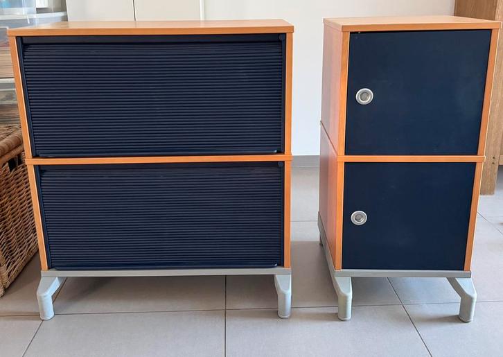 Roldeurkast en opbergkast, Huis en Inrichting, Kasten | Roldeurkasten en Archiefkasten, Gebruikt, Minder dan 100 cm, 50 tot 100 cm