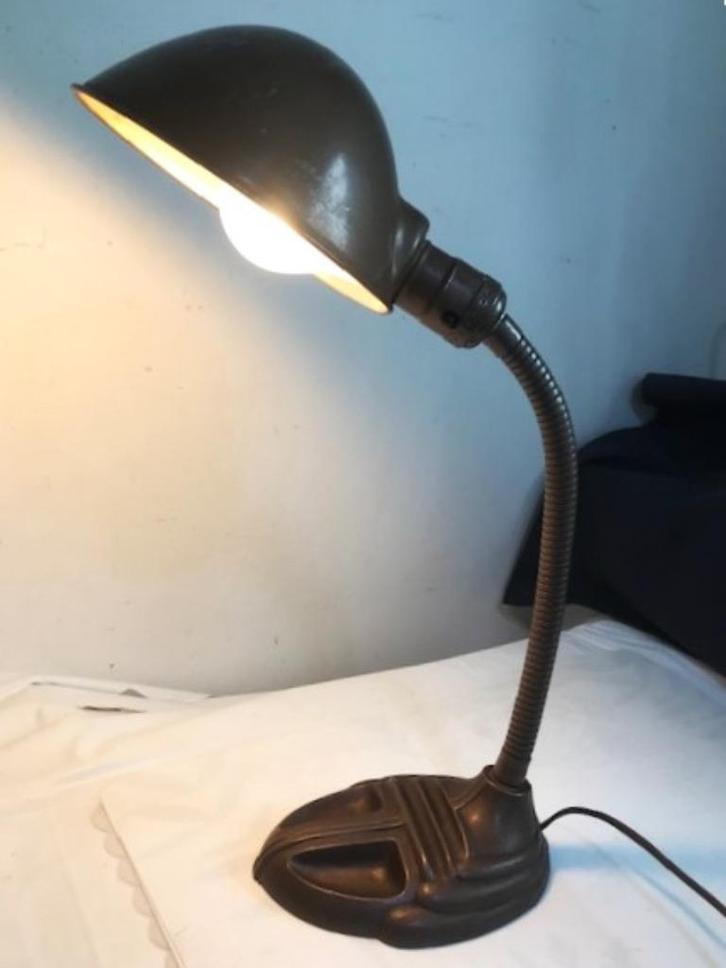 Bureau Lamp Erpe Rodale Industriëel Antiek😍😎🎁👌, Antiek en Kunst, Antiek | Verlichting, Ophalen of Verzenden