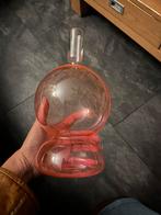 Roze vaas, Huis en Inrichting, Woonaccessoires | Vazen, Overige kleuren, Ophalen of Verzenden, Minder dan 50 cm, Glas