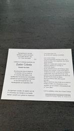 Zuster, Verzamelen, Bidprentjes en Rouwkaarten, Verzenden, Bidprentje