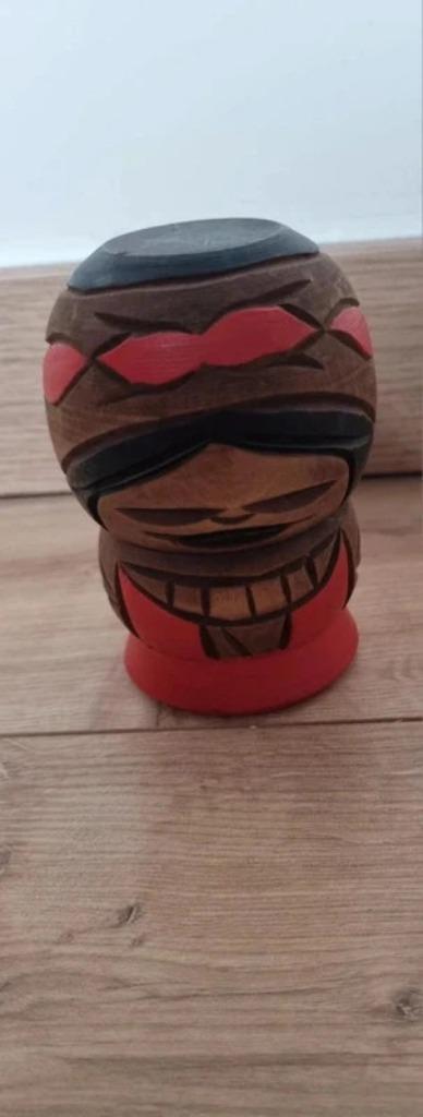 Vintage Japanse Ainu Kokeshi, Antiek en Kunst, Kunst | Beelden en Houtsnijwerken, Verzenden