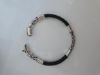 Buddha to Buddha armband 21cm, Handtassen en Accessoires, Armbanden, Ophalen, Zo goed als nieuw, Zwart, Zilver