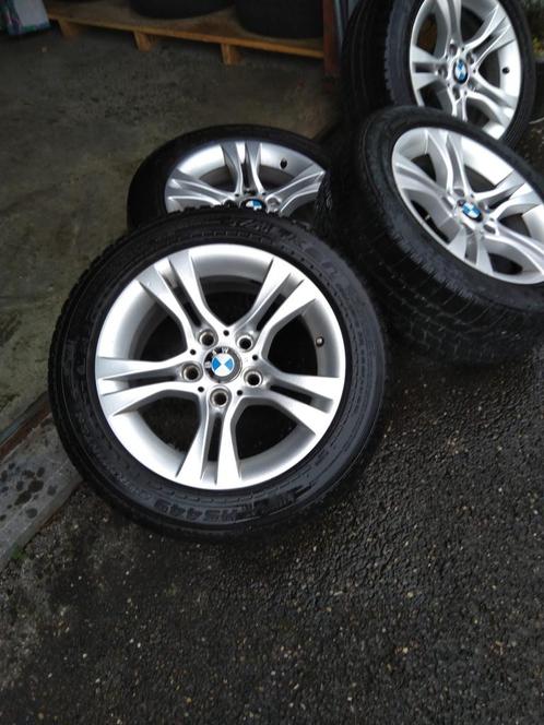 BMW 3-reeks velgenset met winterbanden, Auto-onderdelen, Banden en Velgen, Banden en Velgen, Winterbanden, 16 inch, 205 mm, Personenwagen