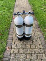 duikfles dubbel 12liter 200Bar, Enlèvement, Comme neuf, Bouteille de plongée