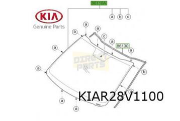 Kia Picanto (6/17-9/20) Voorruit (groen) Origineel! 86110G60 disponible aux enchères