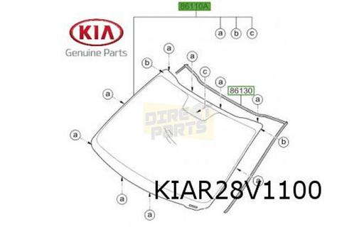 Kia Picanto (6/17-9/20) Voorruit (groen) Origineel! 86110G60, Autos : Pièces & Accessoires, Vitres & Accessoires, Kia, Neuf, Enlèvement ou Envoi