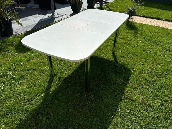 grande table de cuisine extensible de qualité, Maison & Meubles, Tables | Tables à manger, Utilisé, 50 à 100 cm, 150 à 200 cm