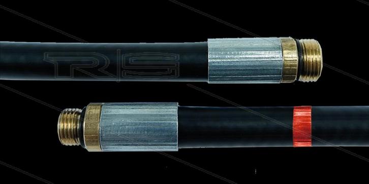 Zwarte Rioolslang 25m met Dubbele Koppeling 200 Bar, Auto diversen, Overige Auto diversen, Verzenden