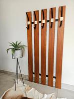 Porte-manteau vintage en placage de teck avec 5 patères, Enlèvement, Maison et Meubles