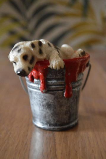 Emmer met dalmatiër pup 2 stuks, Enlèvement ou Envoi, Comme neuf, Animal