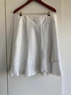 Witte linnen rok, Kleding | Dames, Rokken, Ophalen of Verzenden, Zo goed als nieuw, Maat 46/48 (XL) of groter, Wit